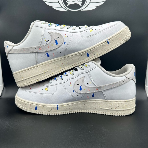 Nike Air Force One Low “Paint Splatter” men’s size 14 - Picture 7 of 7